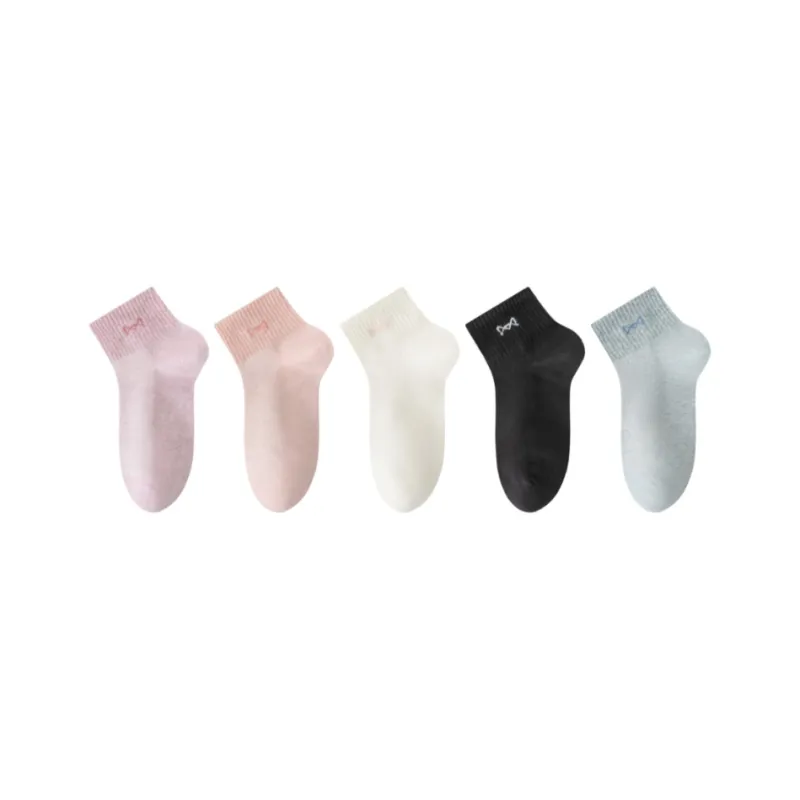 MIIOW Ankle Socks Women's 5 Pack-37