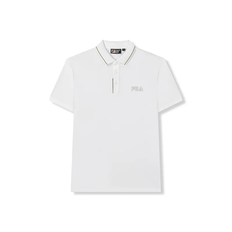 FILA Polo Shirt Men's Standard White-0