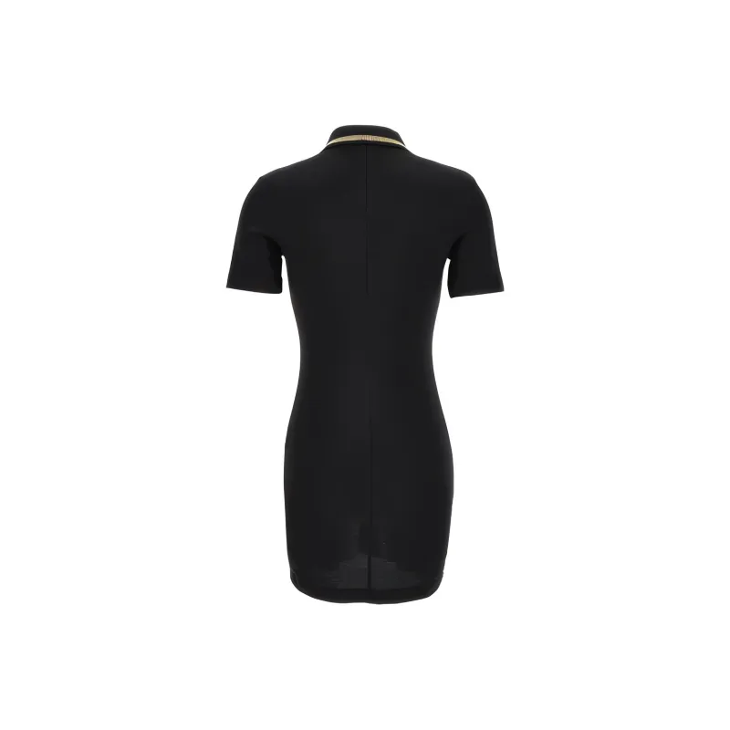 VERSACE JEANS COUTURE V Emblem Polo Minidress-1