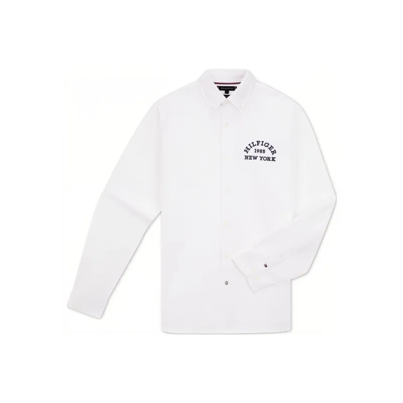 Tommy Hilfiger Long Sleeved Shirt Men's White-0