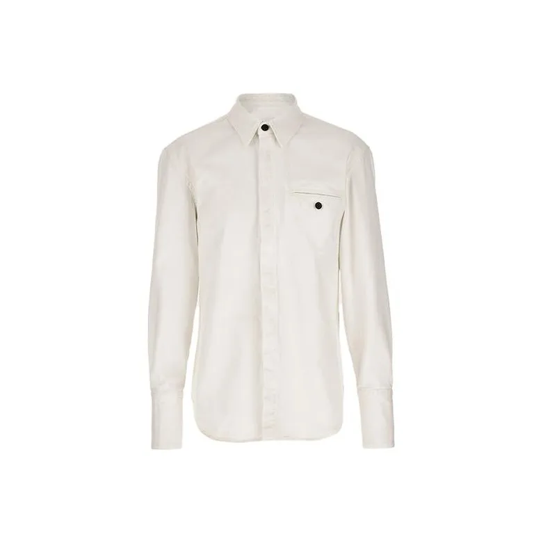 FERRAGAMO FW23 Shirt Men's White-0