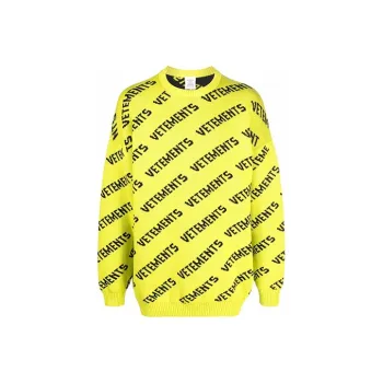 Vetements Monogram Knitted Jumper