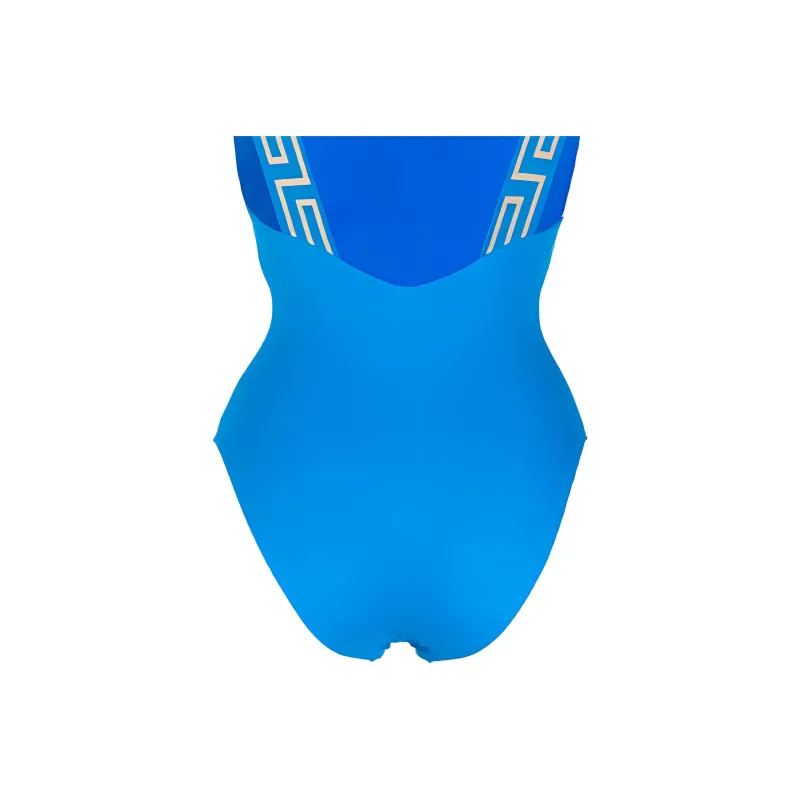 VERSACE Greca Border One Piece Swimsuit 'Turquoise'-3