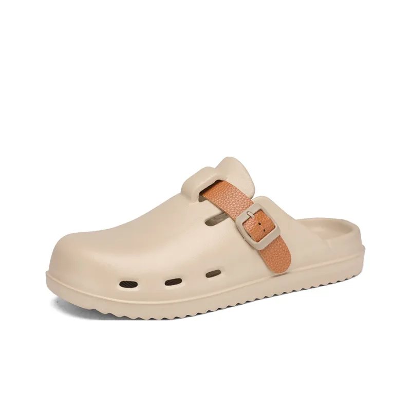 OUGLEMEN Closed Toe Slippers Men's-11