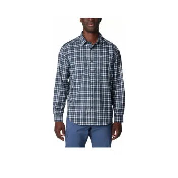 Columbia Silver Ridge™ Utility Lite Plaid Shirt Shirt Men's College Navy Blue Plaid
