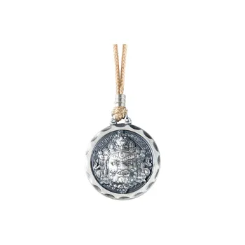 Inker Good Stone 999 Fine Silver Necklaces Unisex