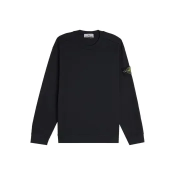 STONE ISLAND Logo-patch Cotton Sweatshirt