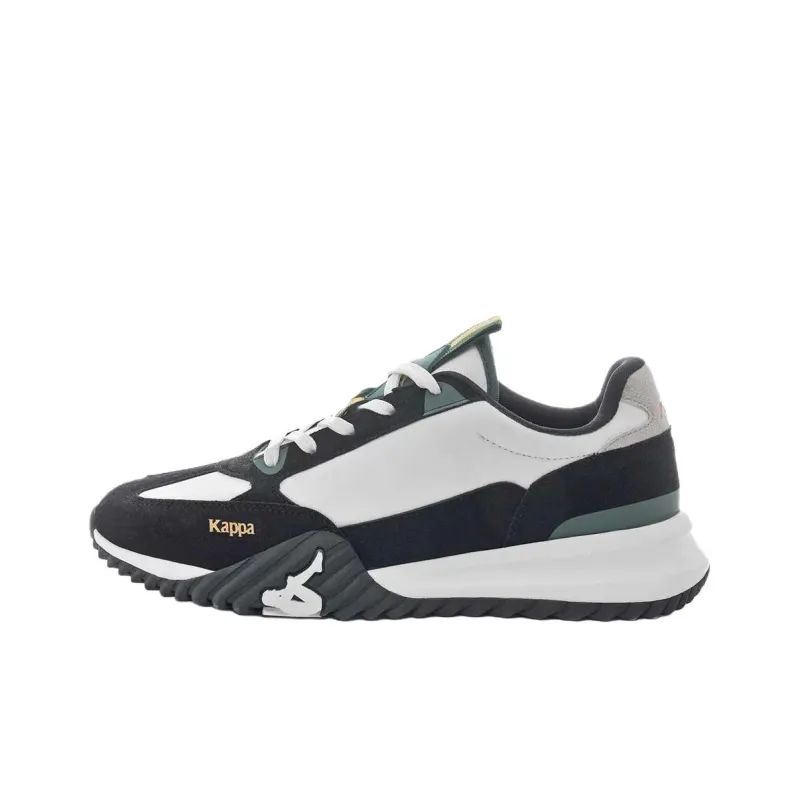 Kappa Arklow 1 Anti Slip Wear Resistant Low Top Casual Shoes Unisex White Black-0
