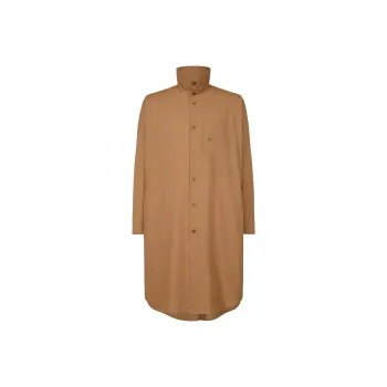 Homme Plissé Issey Miyake Collarless Button down Shirt