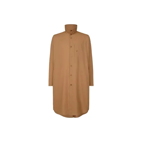 Homme Plissé Issey Miyake Collarless Button down Shirt