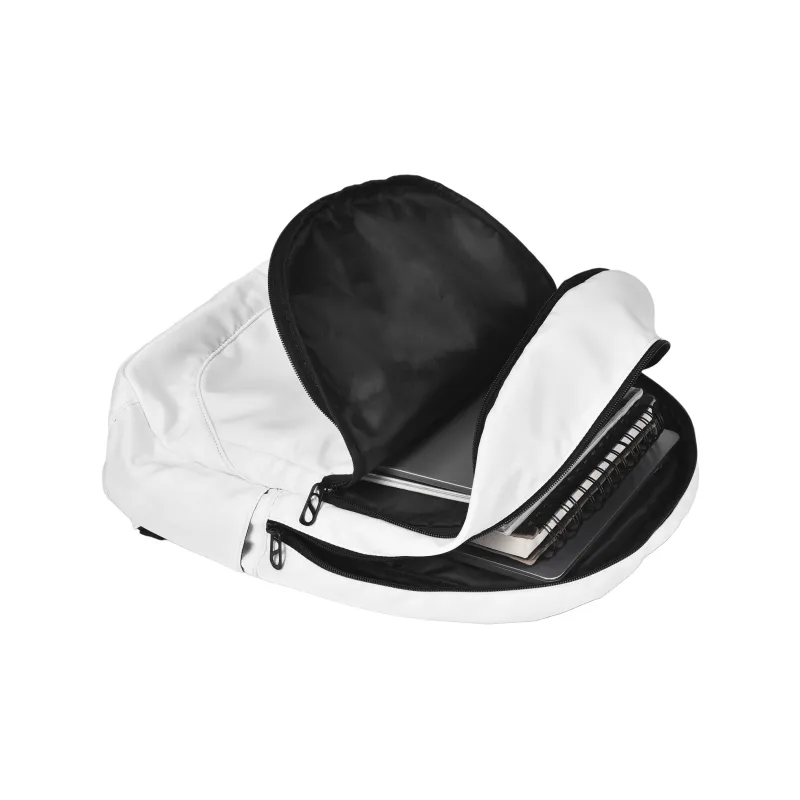 ONRF SOUNDBYTE Collaboration Polyester Water Repellent Backpack Medium Size Unisex White-12