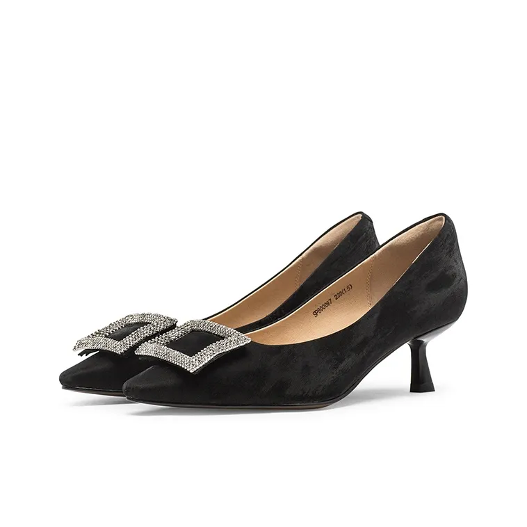 Coup De Foudre Flared Heel High Heels Women's-1