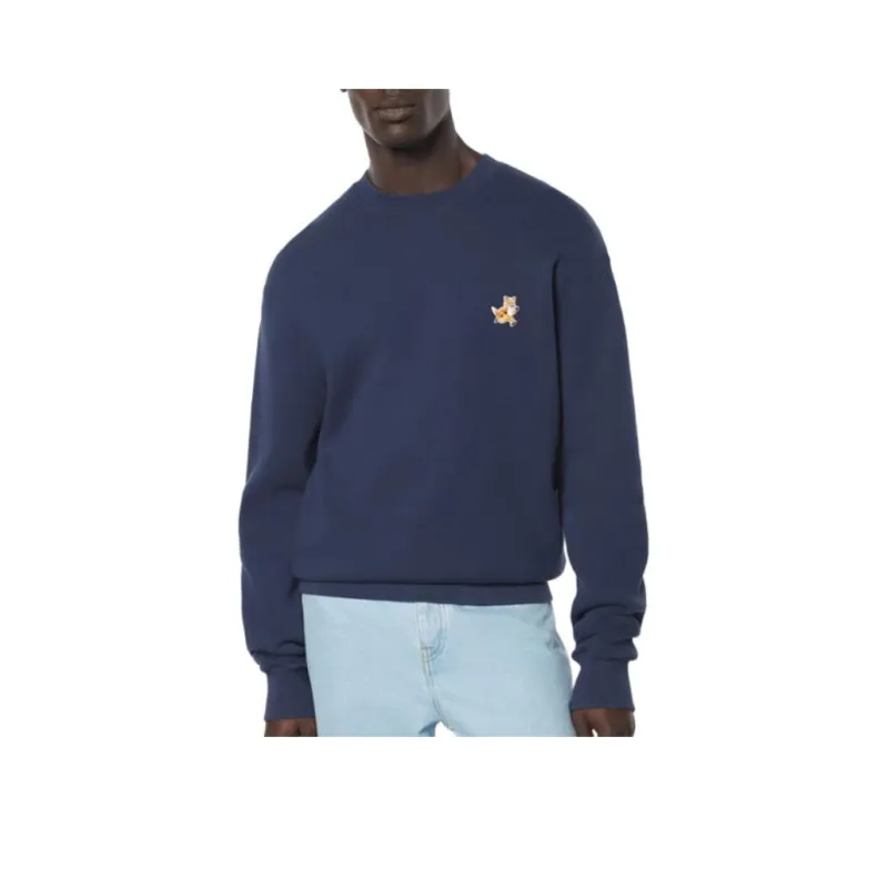 Maison Kitsune Speedy Fox patch Sweatshirt-4