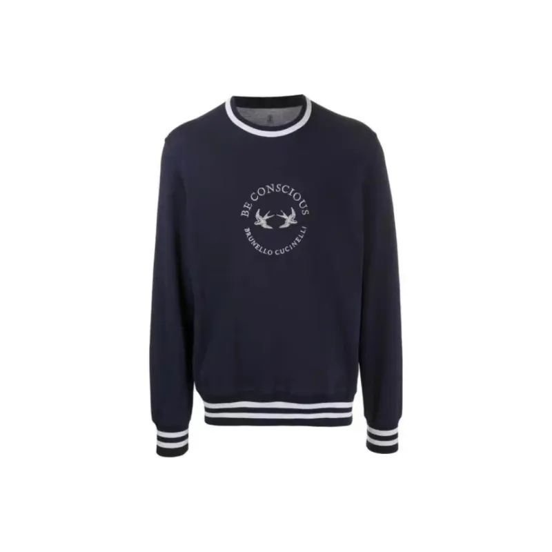 Brunello Cucinelli Sweatshirt Men's Blue-0