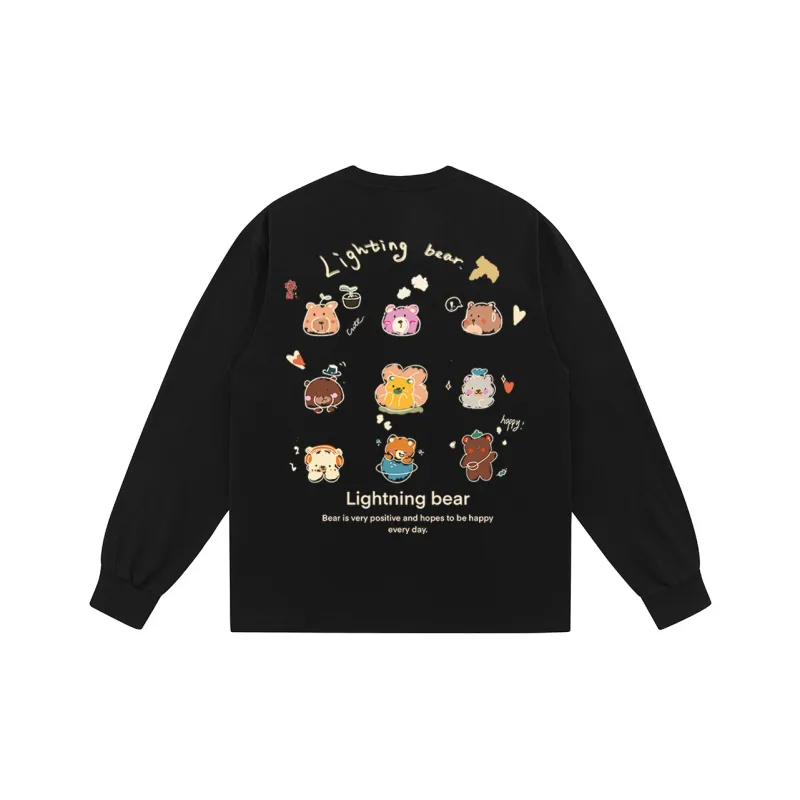 LIGHTNING BEAR T Shirts Unisex-0
