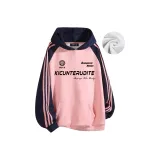 Pink & Navy Blue Sleeves[Fleece-Lined]