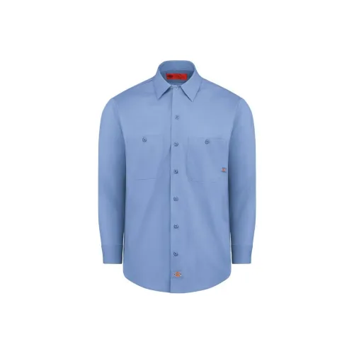 Dickies INDUSTRIAL LONG-SLEEVE WORK SHIRT Shirt Men's Blue