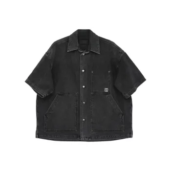 WOOYOUNGMI Shirts Men Black