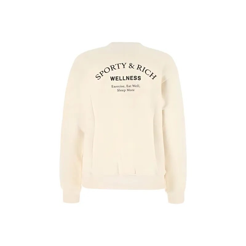 SPORTY & RICH Sweatshirts Women's Ivory-1