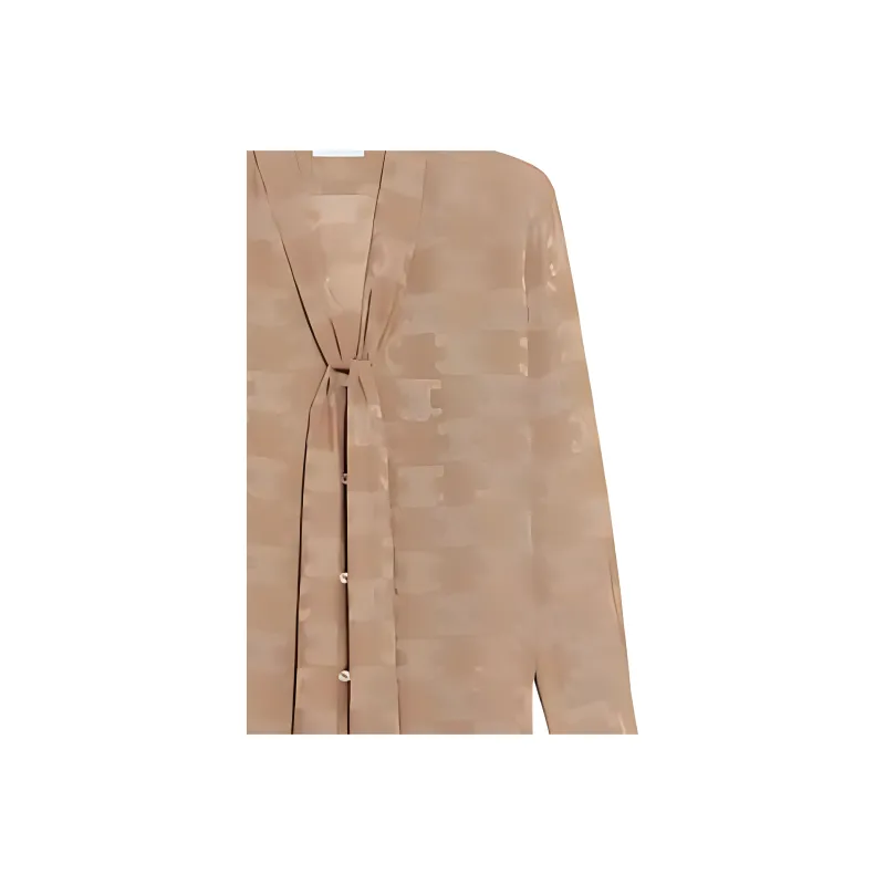 CELINE Shirts Women's Brown-4
