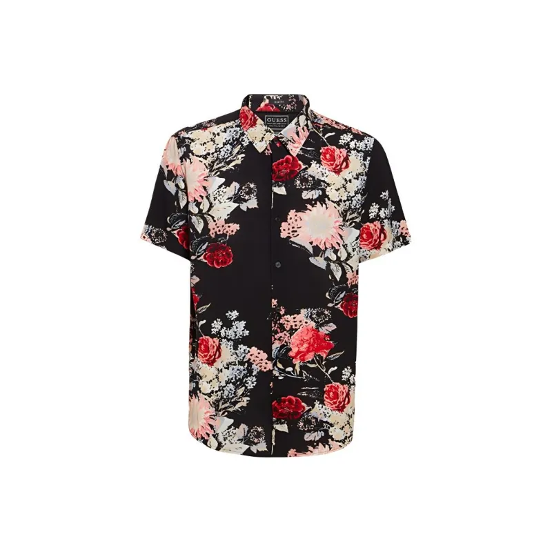 GUESS Shirts Men P9KI-Black-0