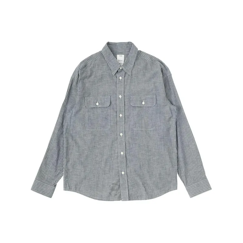 Visvim Pioneer Chambray Long Sleeve Shirt C/S-3