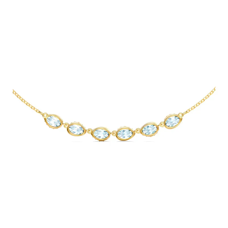 Swarovski Shell Necklaces Women's Gold-2