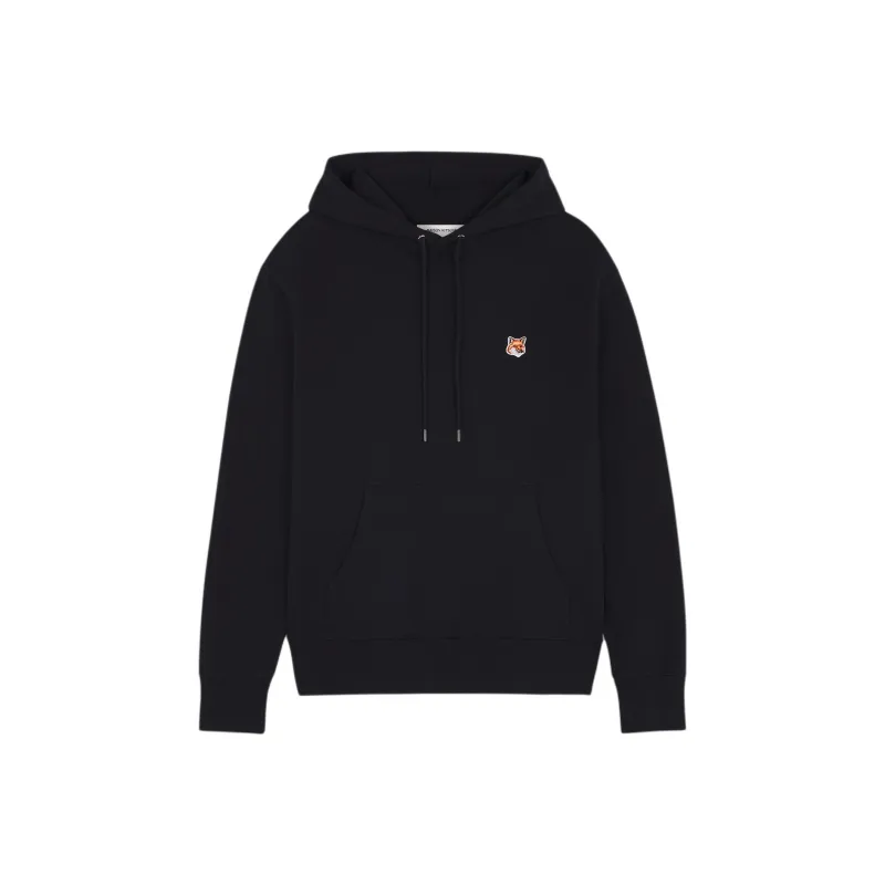 Maison Kitsune Fox Head Patch Drawstring Hoodie-0