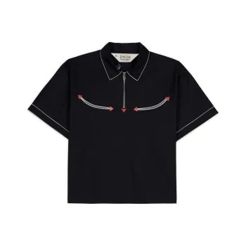 Brain Dead SS24 Polo Shirt Men's Black