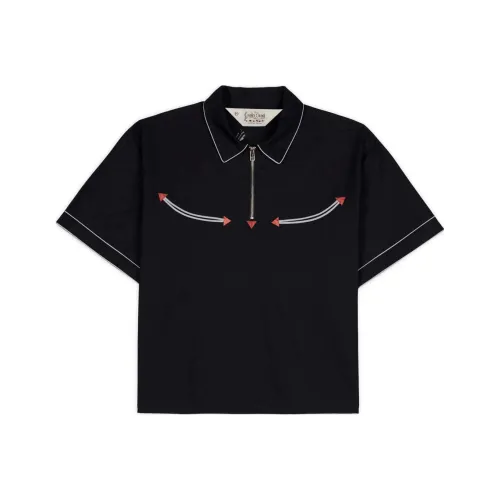 Brain Dead SS24 Polo Shirt Men's Black