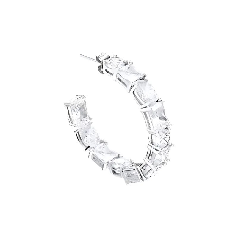 CHIARA FERRAGNI Alloy With Zircon Earrings Women's Silver-1