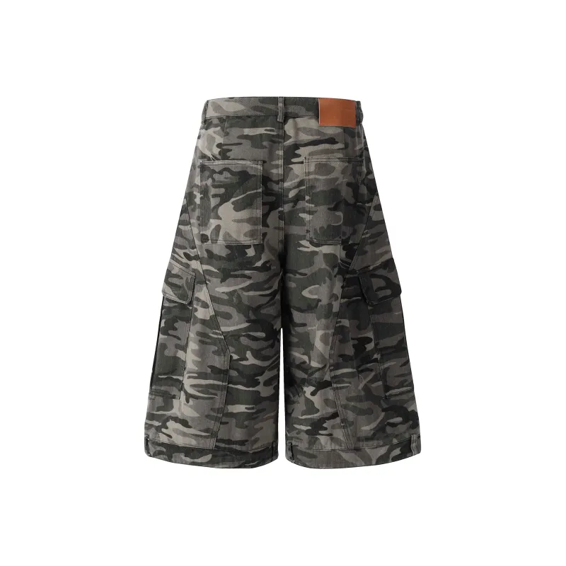 ONITSOP Cargo Shorts Unisex Camouflage-2