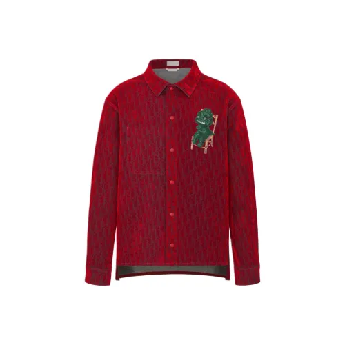 DIOR Shirts Men Red
