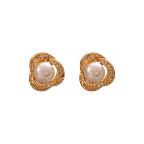 Drejew Copper Stud Earrings Women's