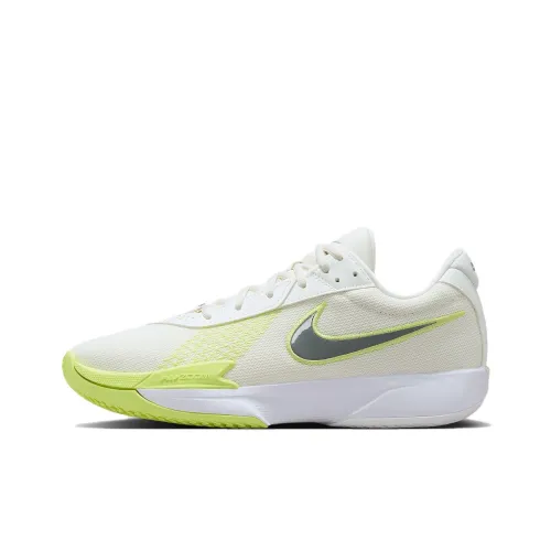 Nike Air Zoom G.T. Cut Academy Anti Slip And Wear Resistant Lightweight Low Top Basketball Shoes Men's White Orange