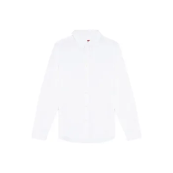 DIESEL Logo Embroidered Long Sleeved Shirt