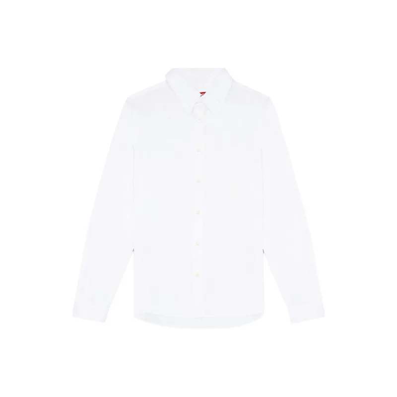 DIESEL Logo Embroidered Long Sleeved Shirt-0