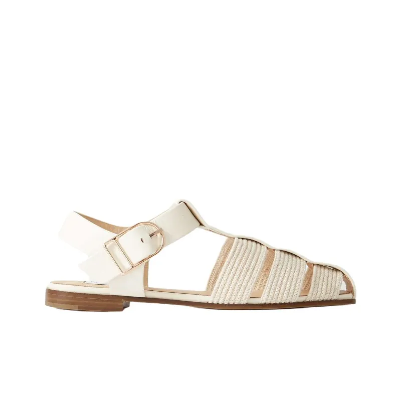 GABRIELA HEARST Calla Roman Sandals Women's Beige-1