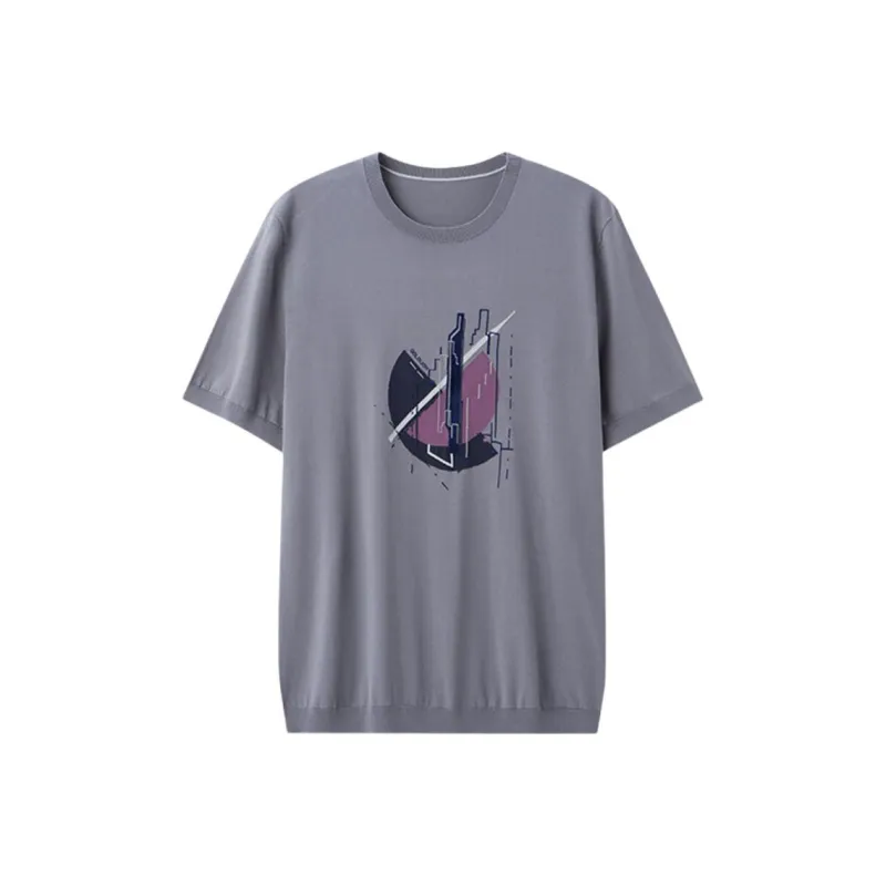 GOLDLION T Shirts Men 58 Gray-0