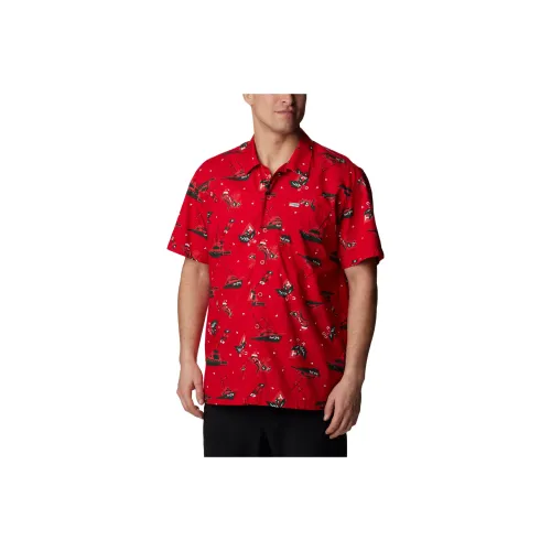 Columbia PFG Trollers Best™ Shirt Men's Red