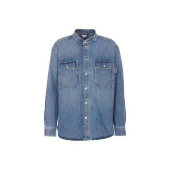 Bottega Veneta Regular Fit Denim Shirt