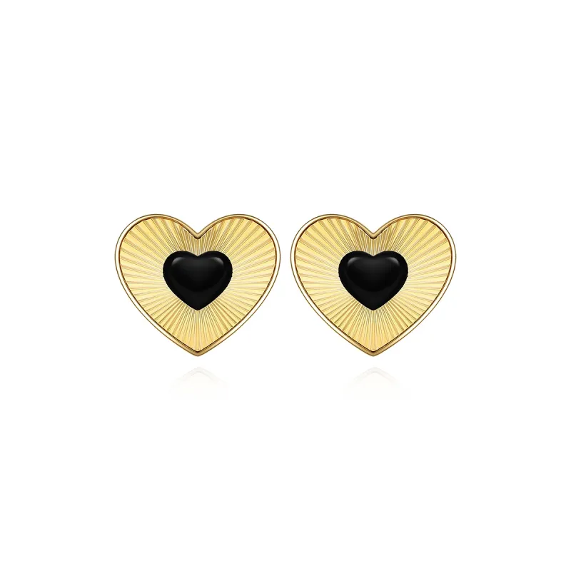 VIGG Alloy Stud Earrings Women's-0