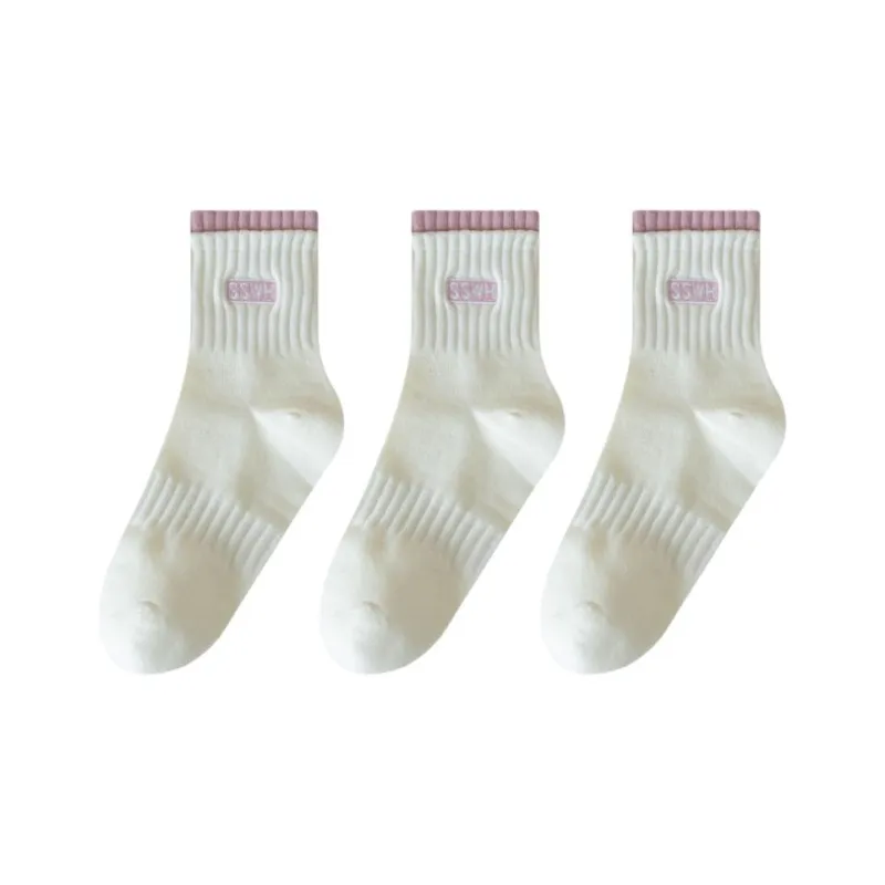 PLANDOO Mid Calf Socks Women's 3 Pack-9