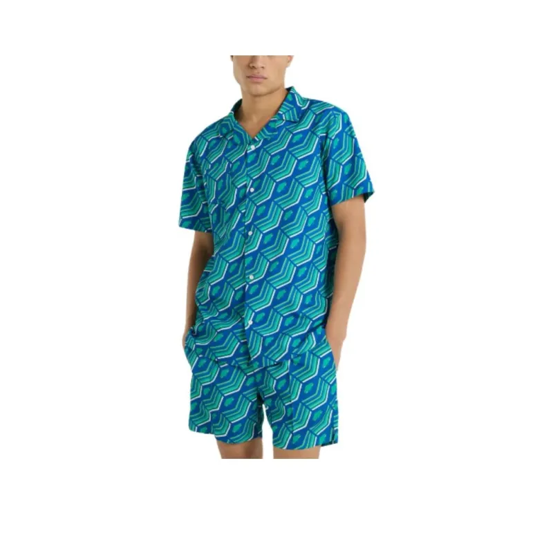 Umbro SS24 Cabana Printed Shirt Shirt Men's Green-0