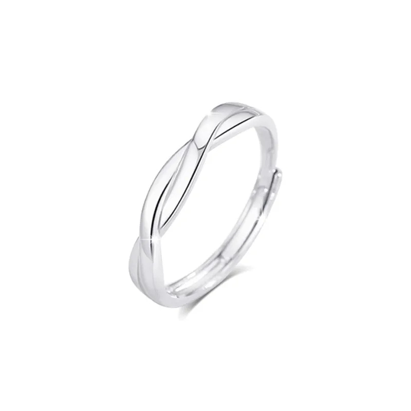 KUMET Sterling Silver Rings Unisex-5