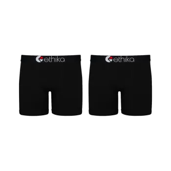 ETHIKA Underpants Men's 2 Pack Black