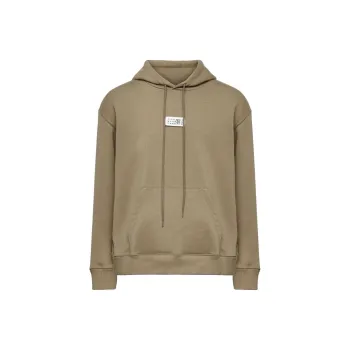 MM6 Maison Margiela Numeric Signature Patch Drawstring Hoodie