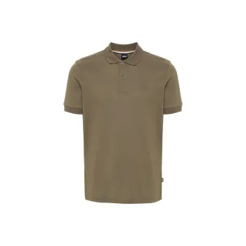 HUGO BOSS SS24 Polo Shirt Men's Olive Green