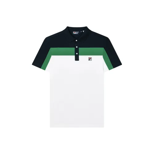 FILA Polo Shirts Men Sulfurization Green