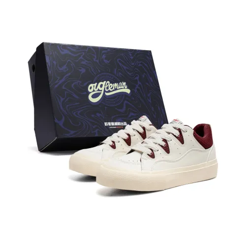 OUGLEMEN Slip Resistant, Abrasion Resistant, Lightweight, Breathable Low Top Skateboard Shoes Men's Box